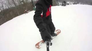 Snowboarding at Boston mills, miss it.