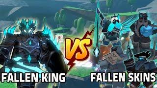 FALLEN SKINS VS FALLEN MODE || TOWER DEFENSE SIMULATOR - ROBLOX