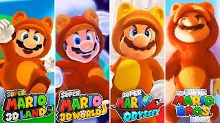 Evolution of Tanooki Mario (2011-2023)