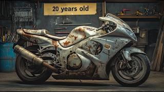 Suzuki Hayabusa Full Restoration | Restored hayabusa GSX1300R Two-stroke engine sport bike