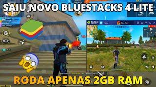 DESCOBRI A MELHOR VERSÃO BLUESTACKS 4 LITE PARA PC FRACO  2GB RAM SEM PLACA DE VÍDEO 