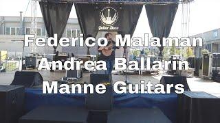 Federico Malaman, bass player, and Andrea Ballarin, luthier for Manne Guitars