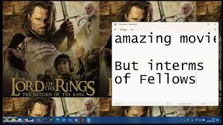 Lord of the Rings: The Return of the King (2003) - Movie review