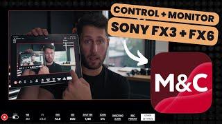 Sony FX3/FX6/FX30 iPhone +iPad VIDEO CONTROL+MONITOR APP