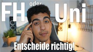 Uni oder FH? Die RICHTIGE Hochschule für dein Studium wählen | Studitipps #5