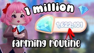 My Diamond Farming Routine / how i got a MILLION diamonds fast in Royale high