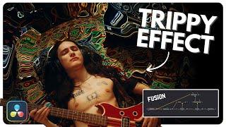 TRIPPY WARPED Effect in Davinci Resolve Fusion! | EASY Tutorial