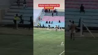 Officiating Team Flees Angry Soldiers Of MMF Marine at Chiwembe Stadium