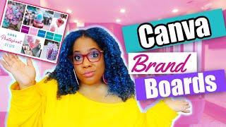 How to make a Canva brand board for beginners (2021)