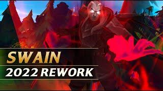 SWAIN REWORK 2022 Gameplay Spotlight Guide - League of Legends