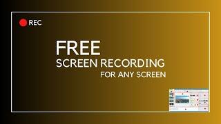 Best Free Screen Recorder for Any PC Screen | Capture Your Screen Easily | Free screen recorder