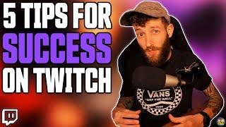 TOP 5 TIPS FOR NEW TWITCH STREAMERS // Tips and Tricks on streaming for beginners in 2020