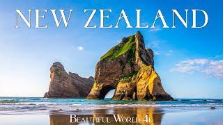 New Zealand 4K • Discover Breathtaking Scenery, Rugged Coasts, and Vibrant Green Hills • 4K VIDEO HD