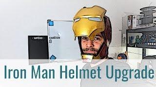 Iron Man Helmet Moving Faceplate and illuminated Eyes