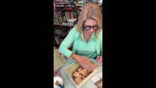 NO WRINKLES Decoupage Trick!  Perfect Vintage Book DIY #CraftHacks #PaperCrafts #Tips #shorts