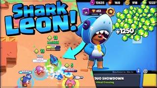 NEW Shark Leon! - Buying 1250 GEMS - Shark Leon Gameplay // BrawlStars