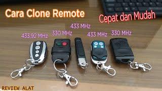 Tutorial cara duplikat remote 433mhz, 330mhz