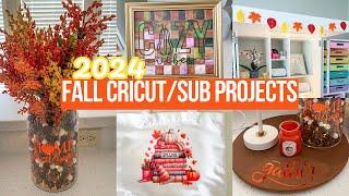 2024 FALL CRICUT & SUBLIMATION PROJECT IDEAS