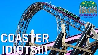 Coaster Idiots Go To Iron Gwazi Media Day! - Brand New Roller Coaster at Busch Gardens Tampa!