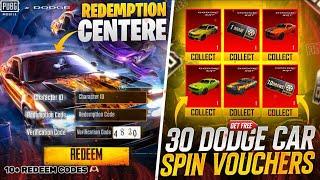 DODGE CHALLENGER FREE VOUCHERS  | 10+ REDEEM CODES  | 1 RP GIVEAWAY 🫶🫀 #dodgechallenger #pubg