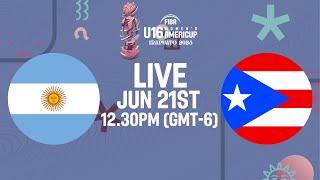 Classification 5-8 | Argentina v Puerto Rico | Full Basketball Game | FIBA U16 Women AmeriCup 2025