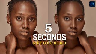 RETOUCH SKIN IN SECONDS USING THIS ACTION IN PHOTOSHOP