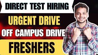 Urgent Direct Test Hiring | OFF Campus Drive | Rupeek , Turing , Tech M | 2025, 2024 Batch Hiring