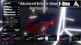 FiveM ESX/QBCore Advanced Vehicle Shop & Garage (Need For Speed Inspired)