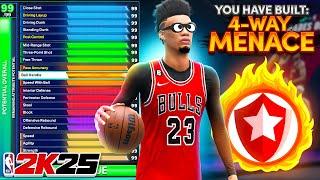 This 6'8" 4-WAY MENACE Build is INSANE on NBA 2K25! BEST 6’8 ISO BUILD on NBA 2K25!