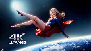 Supergirl - The Flying Angel(4K 60fps AI animated movie)