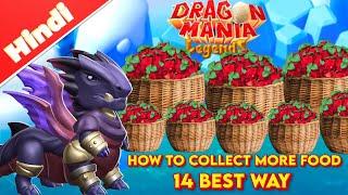 Tips for gathering more food in Dragon Mania Legends | Dragon Mania Legends #201 | Hindi