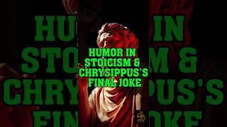 Chrysippus's Final Joke: The Stoic Philosopher Who Died Laughing! | Humor in Stoicism. #StoicHumor