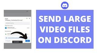 How to Send Large Video Files on Discord || Share Large Files || Discord 2022