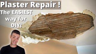 PLASTER REPAIR!!!! The fastest, strongest, easiest way!!!!!