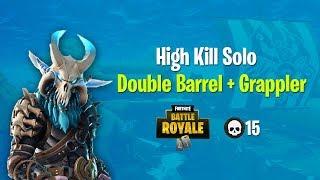 Double Barrel and grappler Insane  Bops | Fortnite High Kill Game