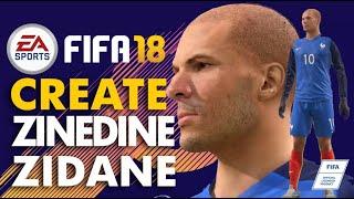 How to create Zinedine Zidane in FIFA 18