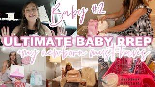 GETTING READY FOR BABY #2! | BABY PREP + NEWBORN MUST HAVES | A NESTING VLOG | Lauren Yarbrough