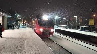 Train Russia | Moscow railway Moscow transport | Russian Railways RZD | EMU Ivolga train | Transport