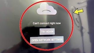Smart Tv | Can't Connect Right Now Problem in Google Tv