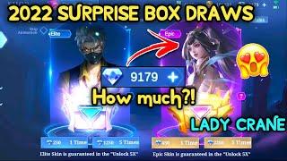 GUINEVERE LADY CRANE COST in SURPRISE BOX EVENT!HOW MUCH?!WHICH OTHER SKINS?