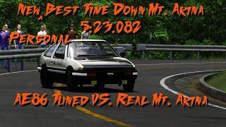 AE86 Tuned VS. Mt. Akina Downhill | Assetto Corsa Touge | Corey Havok