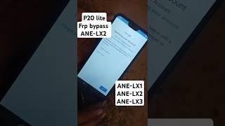 Huawei p20 lite frp bypass | #huaweip20lite #frpbypass #youtubeshorts