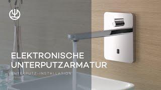 KLUDI ZENTA - The concealed electronic basin mixers І Installation video