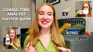 5 tips for your first months in consulting: Big 4 firm graduate scheme// Deloitte, EY, PwC, KPMG