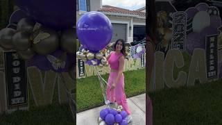 Easy balloon bouquet. Jumbo balloon tutorial. Easy balloon decoration. DIY balloon decoration