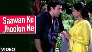 Saawan Ke Jhoolon Ne - Full Song | Nigahen | Mohammad Aziz | Anand Bakshi | Sunny Deol, Sridevi