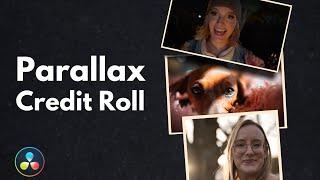 How to Create Parallax Credits with Photos and Videos in DaVinci Resolve Fusion