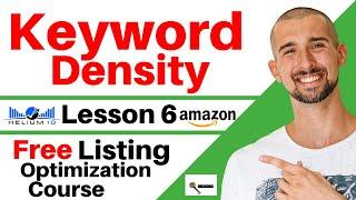 Amazon SEO Optimization | Find The Optimal Keyword Density For Your Listing