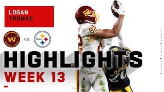 Logan Thomas Leads Washington to Victory vs. Steelers | NFL 2020 Highlights