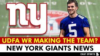 THIS Giants UDFA Receiver BALLED OUT At Minicamp | New York Giants News